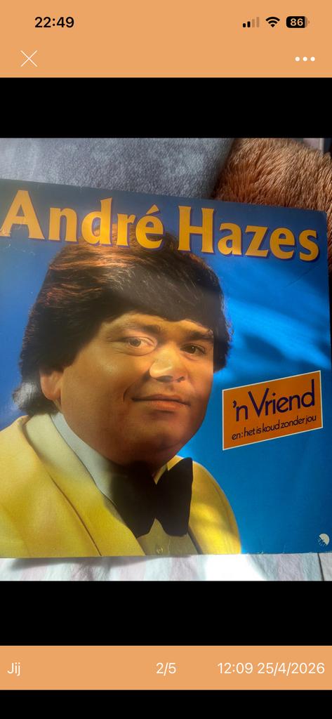 Andre Hazes - n vriend, Ophalen of Verzenden, Zo goed als nieuw, Overige formaten, Levenslied of Smartlap