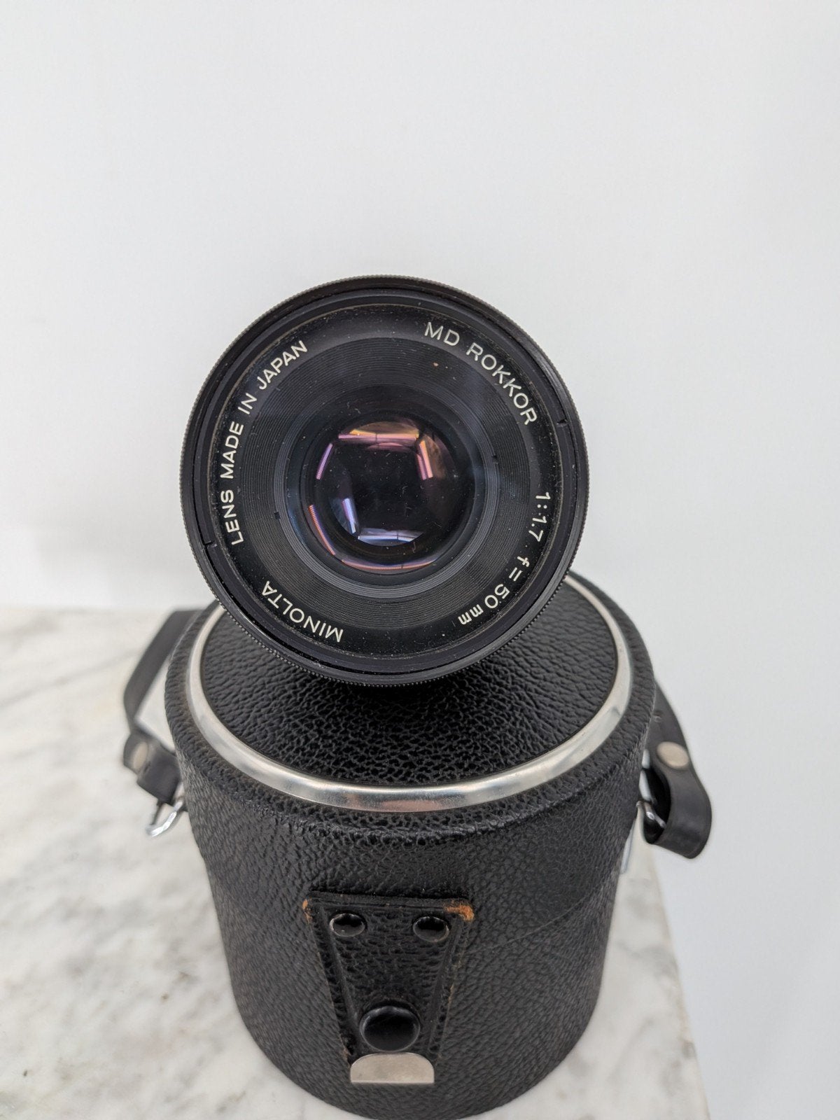 Minolta MD Rokkor 50mm f/1.7 Lens | Vintage Japanse Prime, Info@minolta.com, Ophalen of Verzenden, Zo goed als nieuw, Standaardlens