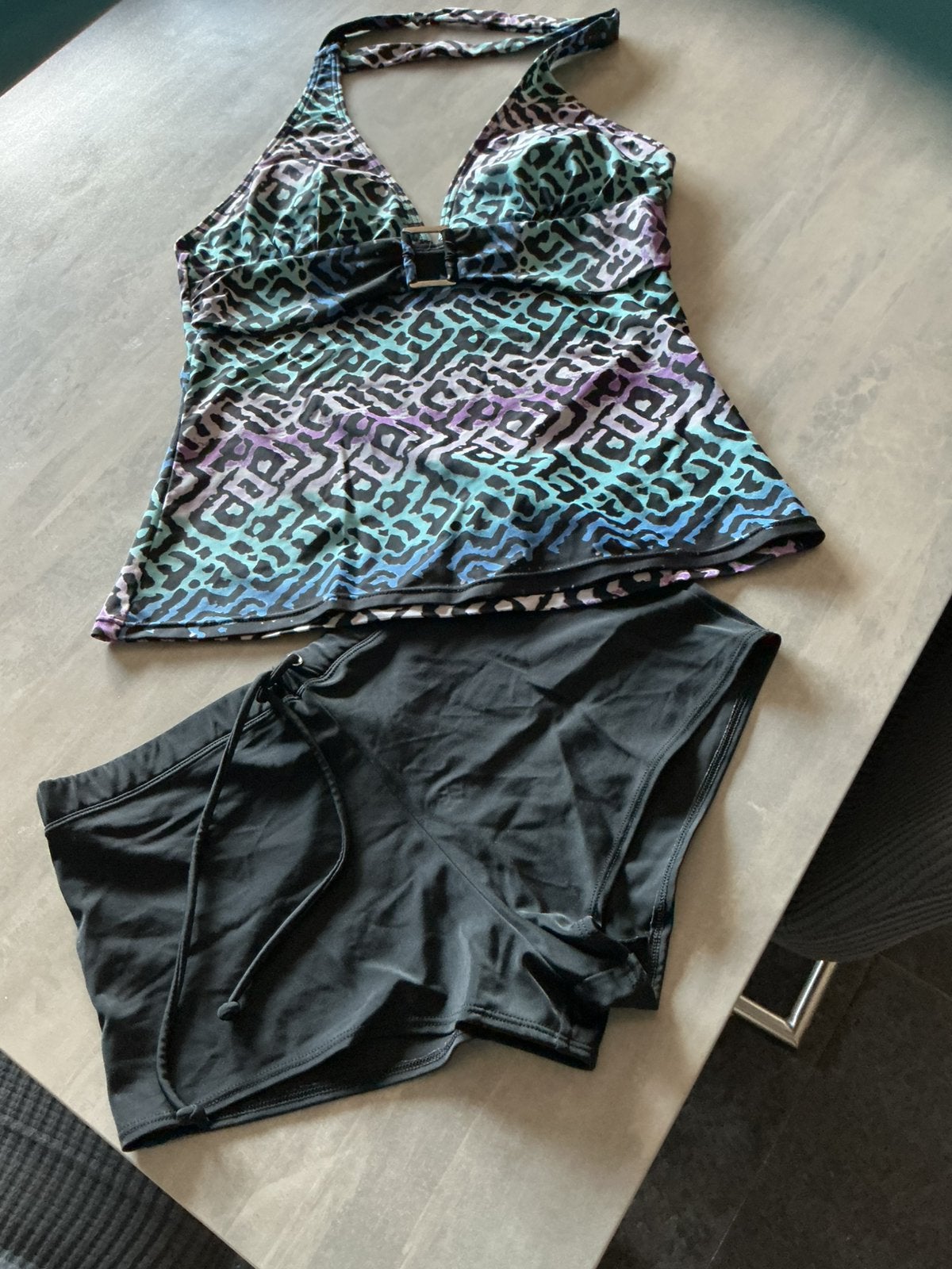 Tankini Limar maat M 40, Ophalen of Verzenden, Zo goed als nieuw, Zwart, Badpak