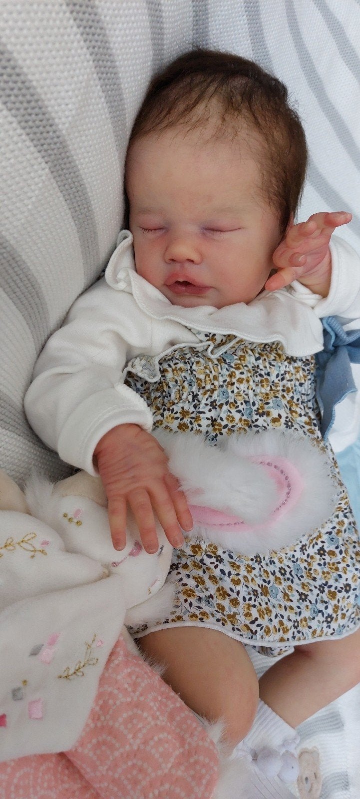 schitterende reborn baby Kelly Dudley, Verzamelen, Ophalen of Verzenden, Zo goed als nieuw, Babypop, Levensecht of Reborn