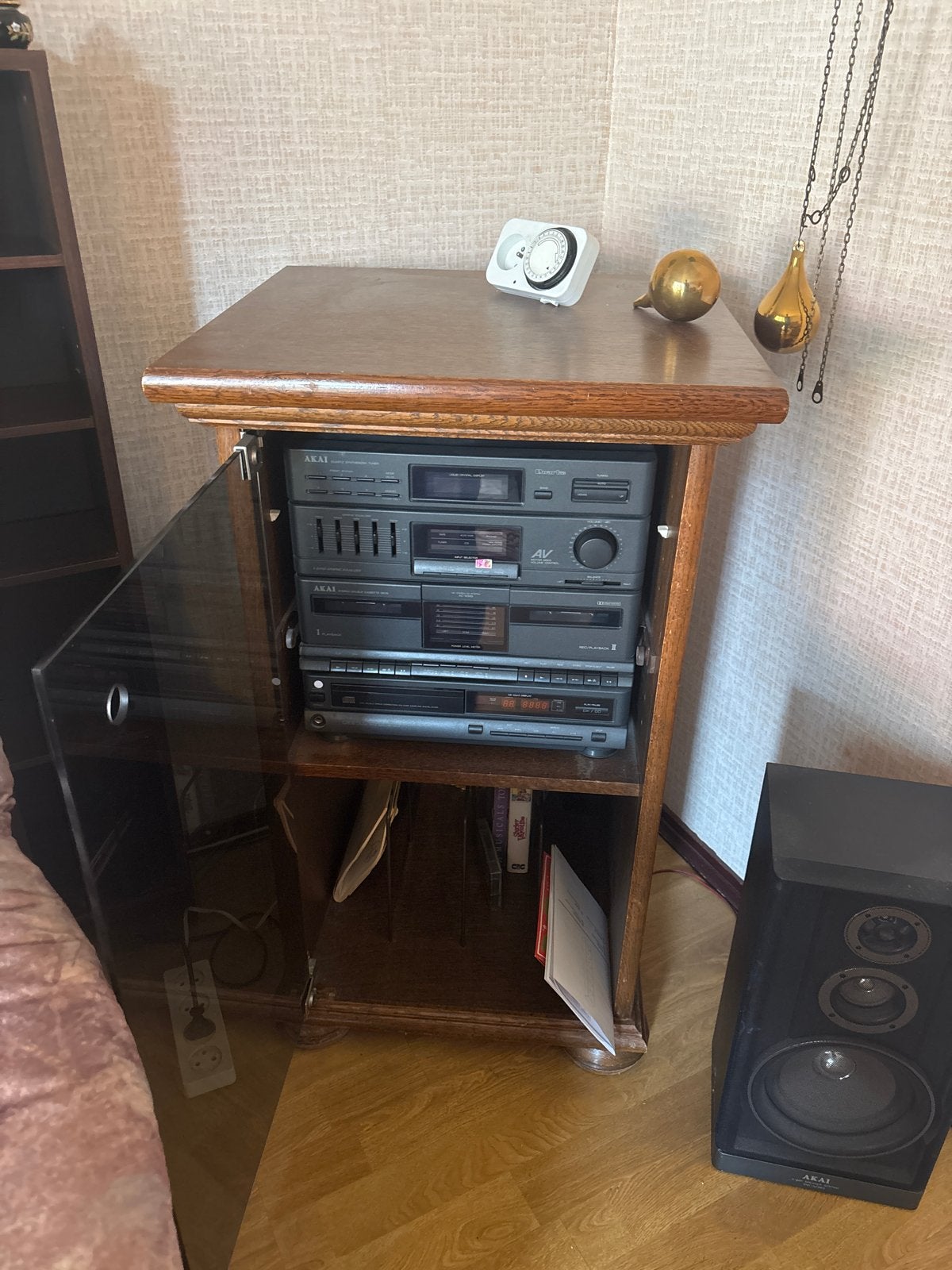 Hifi-meubel met Akai stereo-installatie, Ophalen, Gebruikt, Cassettedeck, Losse componenten