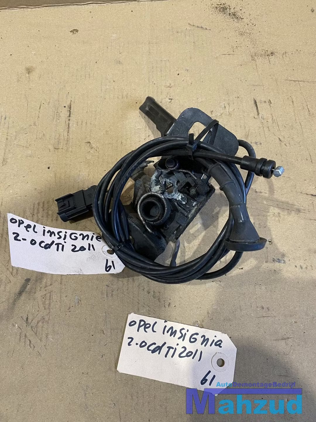 OPEL INSIGNIA A Motorkap slot hendel kabel 20938334, Gebruikt, Opel Automobile GmbH, Ophalen of Verzenden, Kontakt@opel-infoservice.de