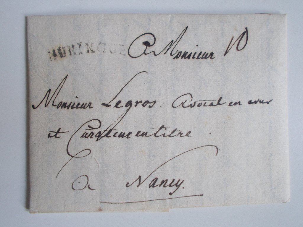 Frankrijk, Vouwbrief Naar Advocaat Te Nancy 1762., Ophalen, Brief