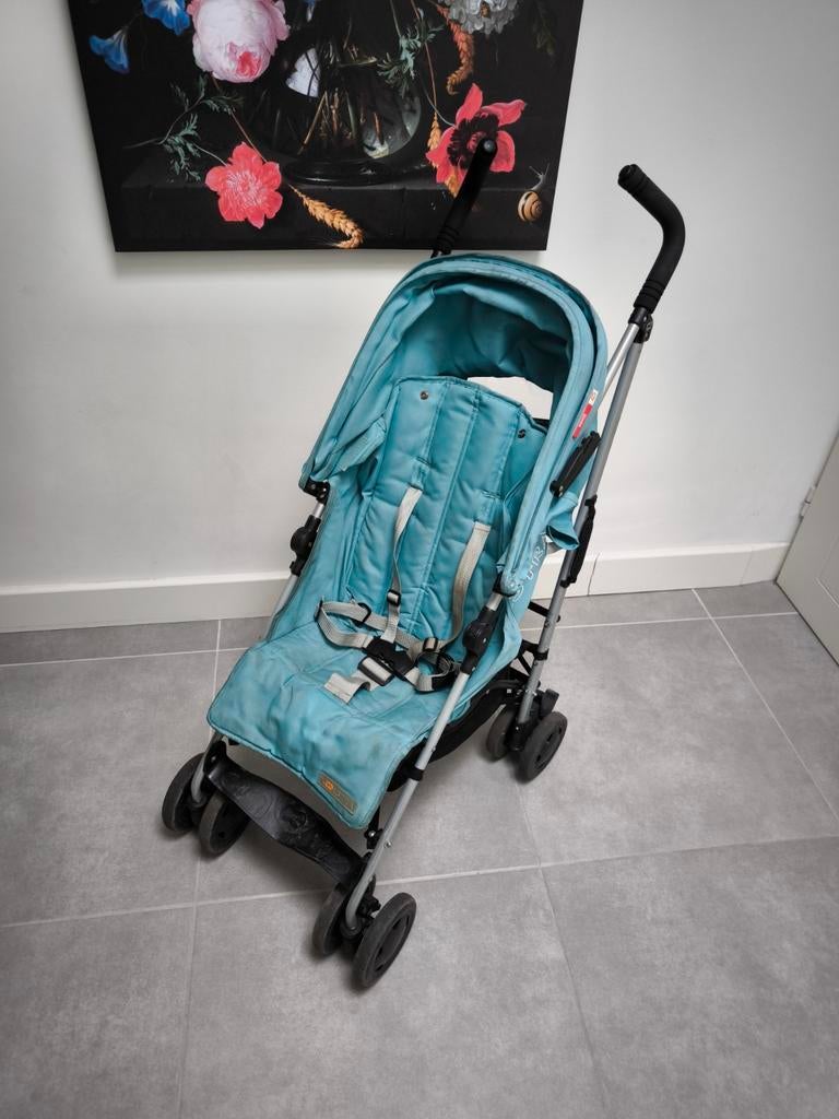 Koelstra Simba buggy in de kleur blauw, Ophalen, Gebruikt, Koelstra, Verstelbare rugleuning