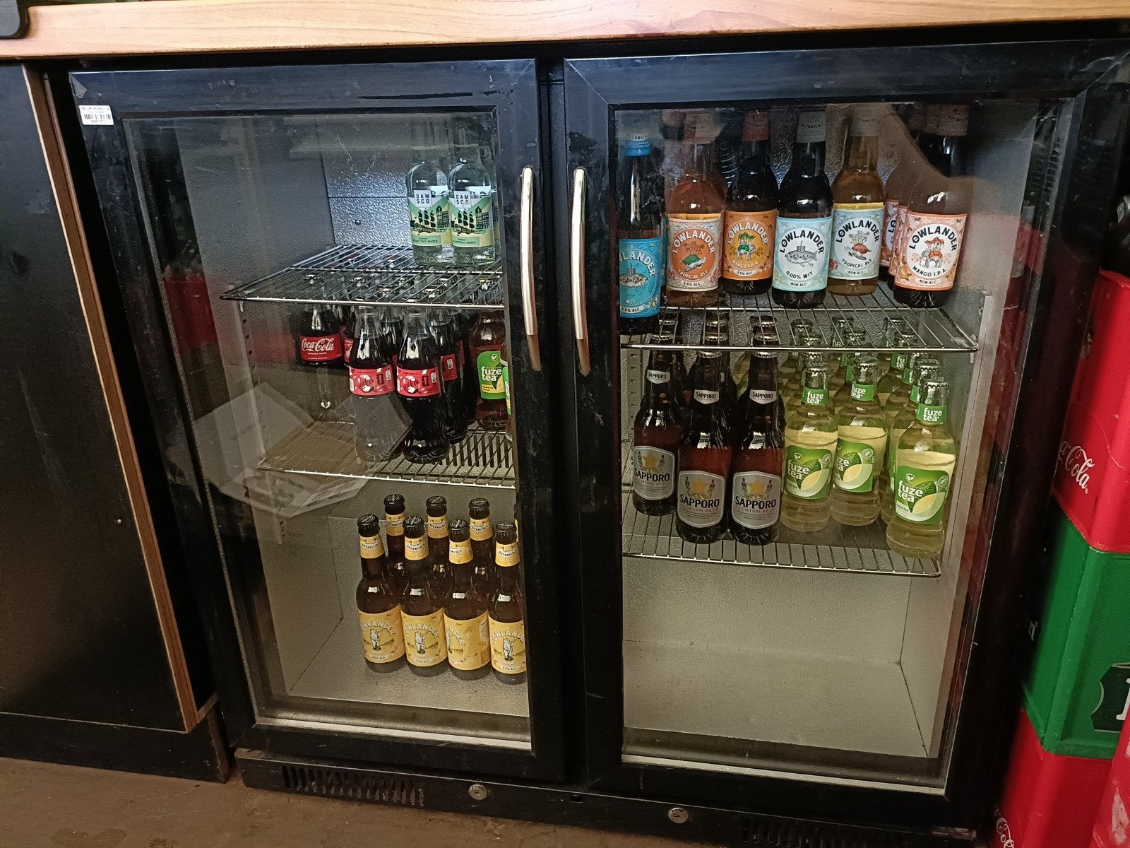 Gratis barkoeling - DEFECT, Witgoed en Apparatuur, Koelkasten en IJskasten, Zonder vriesvak, 200 liter of meer, 60 cm of meer