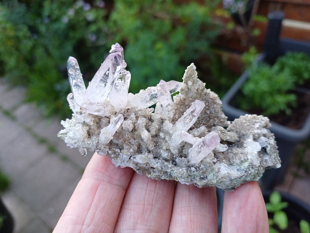 RB555 Amethyst Mine de Vera Cruz Las Vigas de Ramirez Mexico, Ophalen of Verzenden, Mineraal