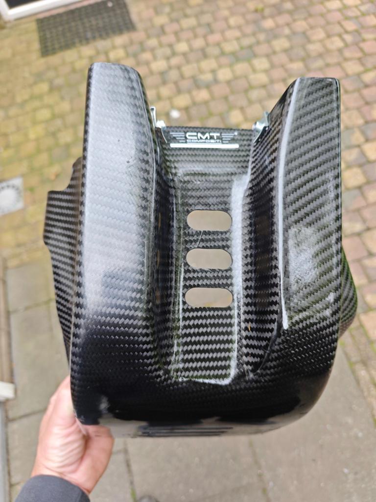 CMT Carbon skidplate voor KTM sx-f 250 350 450  2023->, Motoren, Ophalen of Verzenden