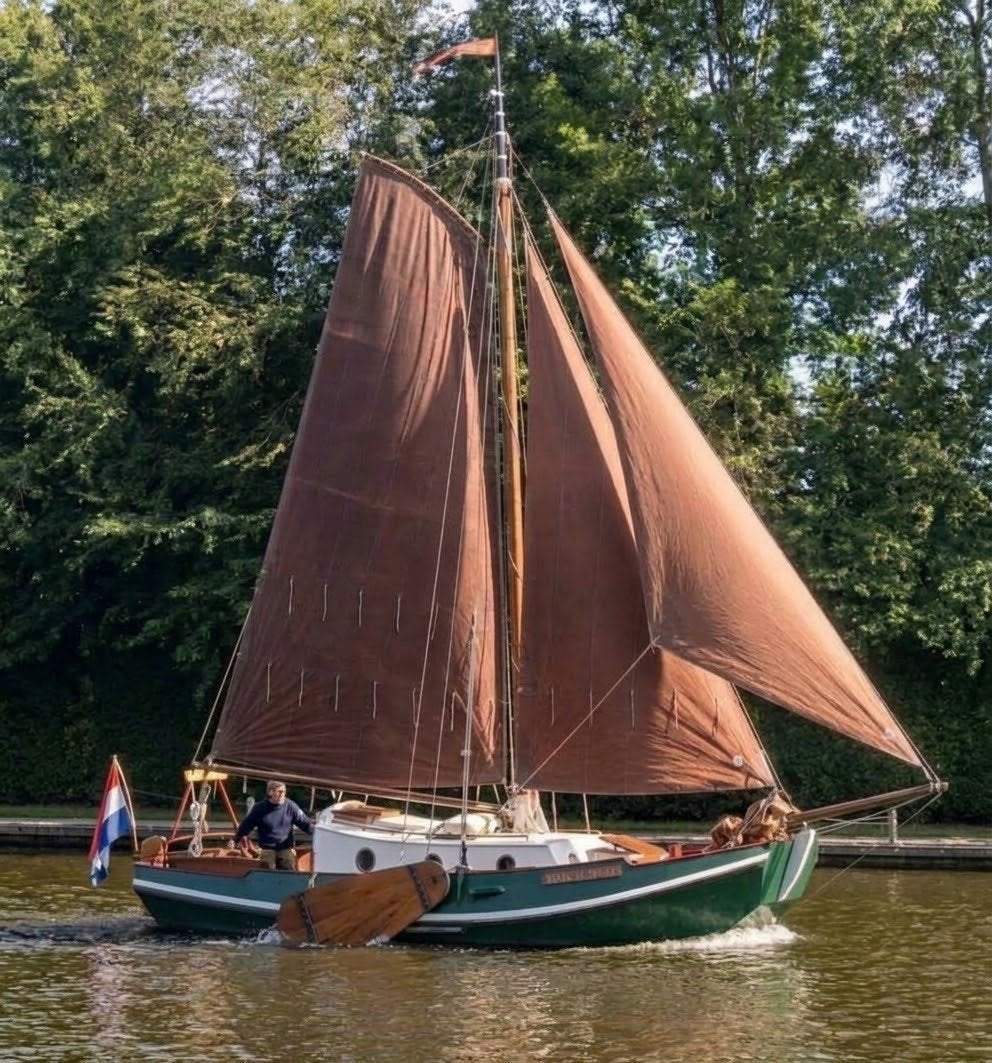 Vrouwe Anna, Watersport en Boten, Platbodems, Ophalen of Verzenden, Nieuw, Staal, Diesel