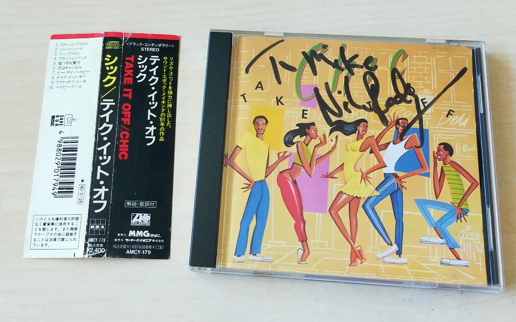 Chic - Take It Off CD 1981/1990 Japan OBI Gesigneerd, Ophalen of Verzenden, Gebruikt