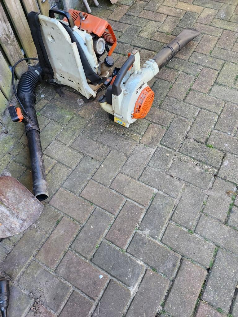 2 blad blazers van stihl opknappers, Tuin en Terras, Bladblazers, Ophalen of Verzenden, Benzine