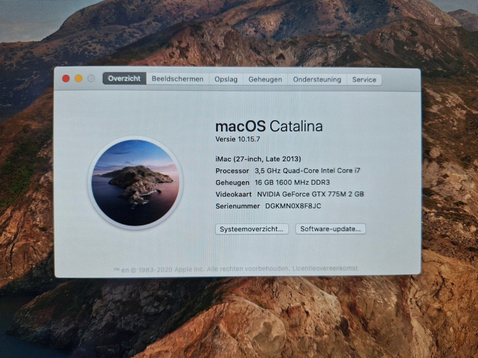 iMac (27-inch, Late 2013) - 3.5 GHz i7, 16GB RAM, 1TB SSD, Computers en Software, Ophalen, 1 TB SSD, SSD, IMac