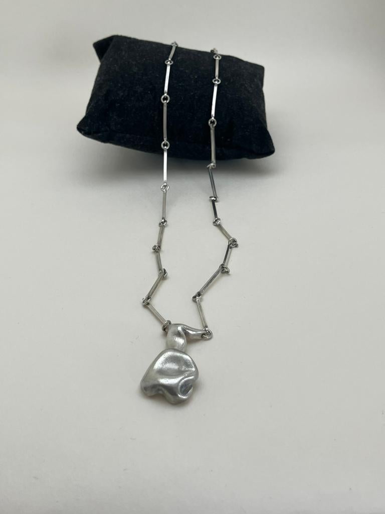 Lang Lapponia collier met hanger, Ophalen of Verzenden, Zilver