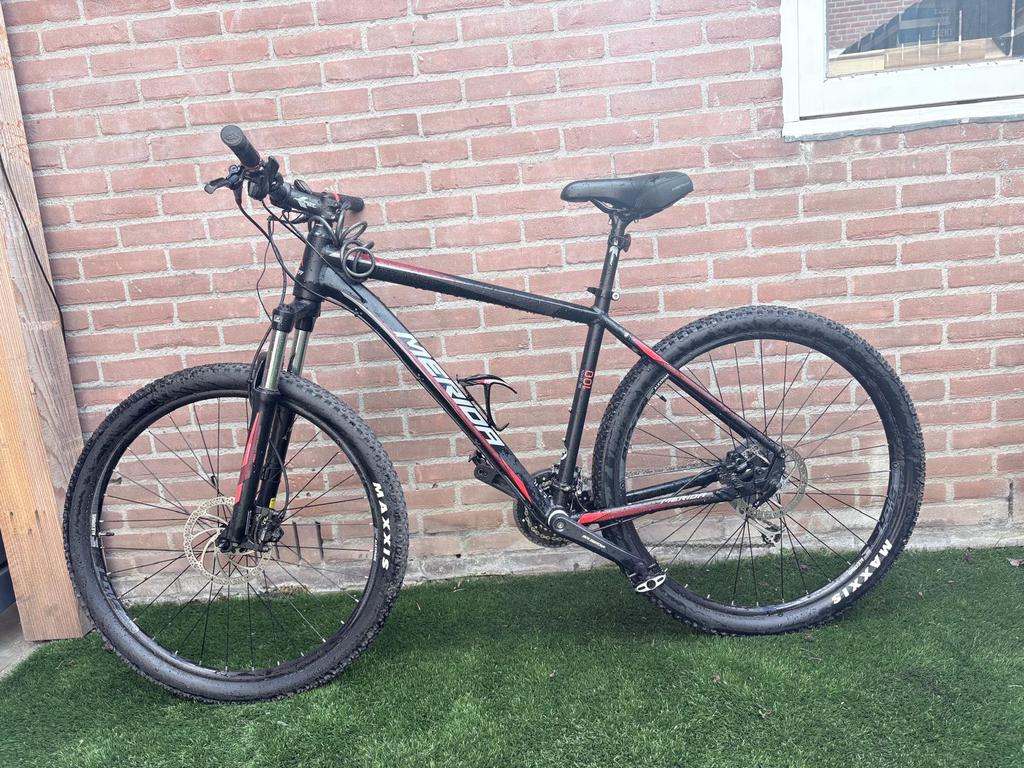 Mountainbike Merida Big Seven 100  (maat 47cm) + muurbeugel, Fietsen en Brommers, 45 tot 49 cm, Ophalen, Gebruikt, Merida