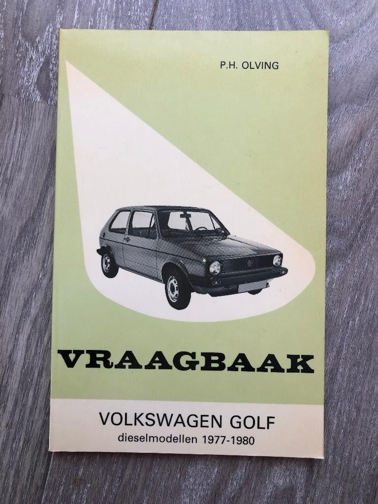 Vraagbaak VW, Volkswagen Golf 1 Dieselmodellen 1977-1980, Auto diversen, Ophalen of Verzenden