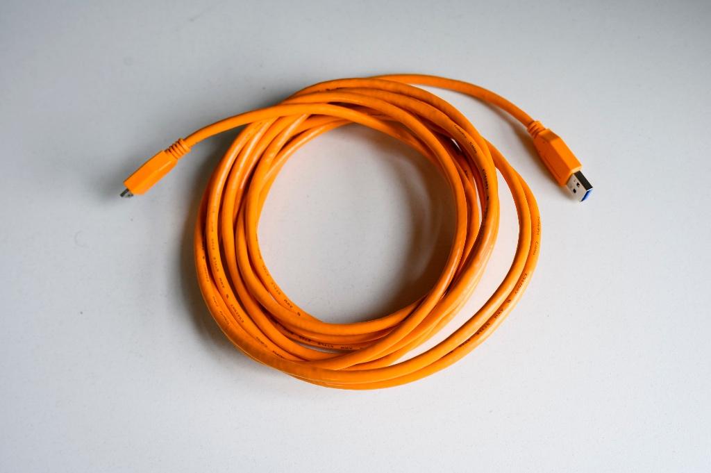 Te koop tethertools kabel 3 meter usb a naar micro b, Ophalen of Verzenden, Zo goed als nieuw, Overige typen
