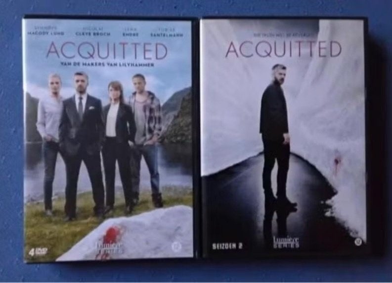 DVD Acquitted seizoen 1 én 2 complete serie (Lumière), Cd's en Dvd's, Vanaf 12 jaar, Ophalen, Zo goed als nieuw, Overige genres