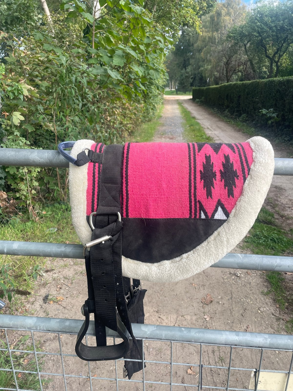 Bareback pad  little size fuchsia, Dieren en Toebehoren, Ophalen of Verzenden, Zo goed als nieuw