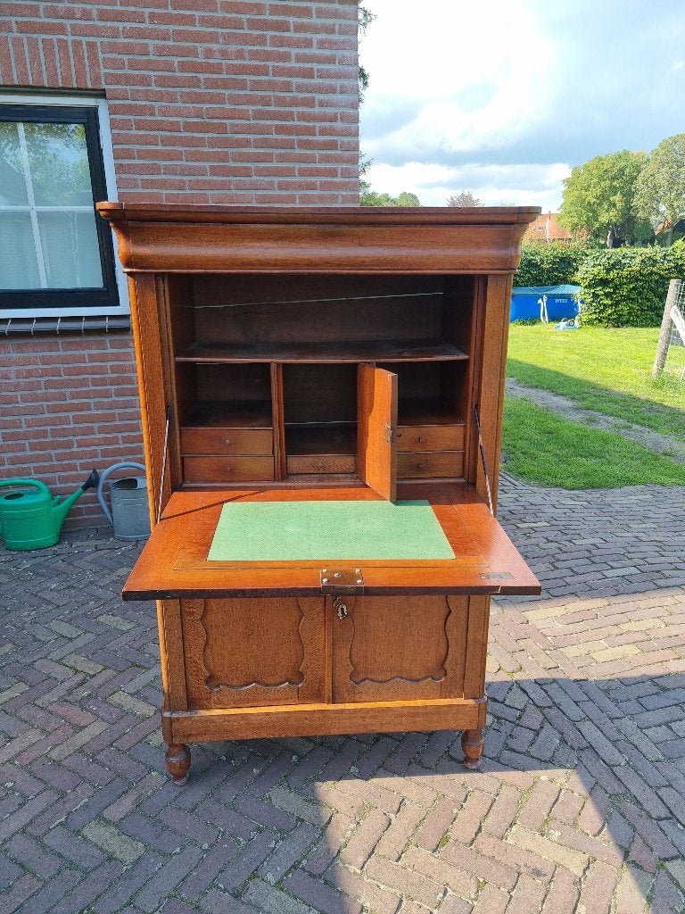 Antieke Hollandse Secretaire Biedermeier, Ophalen