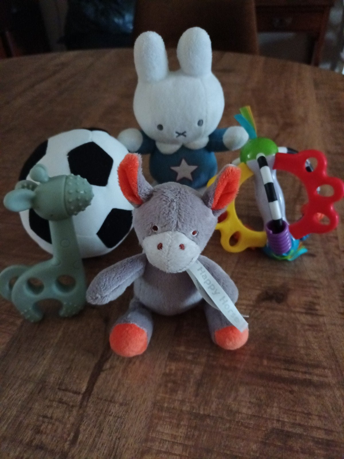 baby speeltjes oa happy horse/bite me raf, Ophalen of Verzenden, Gebruikt, Overige typen