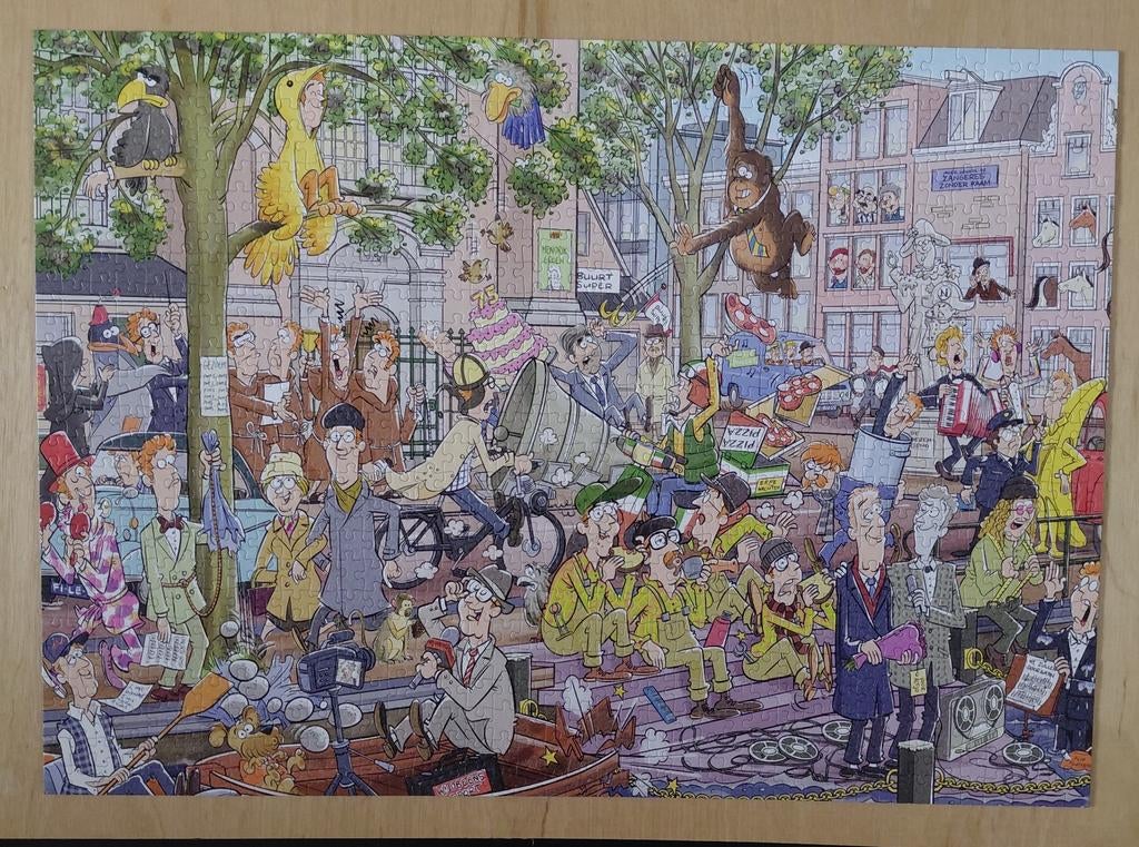 Puzzels, Ophalen of Verzenden, 500 t/m 1500 stukjes, Zo goed als nieuw