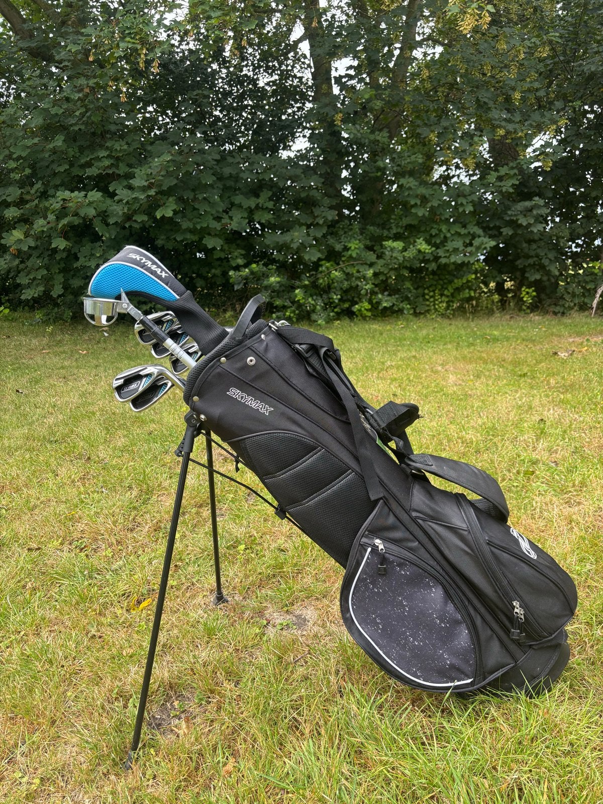 Skymax Golftas met complete golfset (gebruikt), Ophalen, Gebruikt, Set, Overige merken