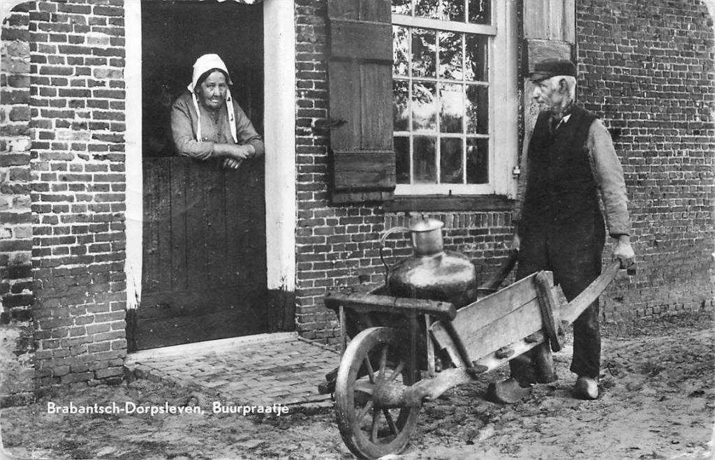 388-541-029 Brabants Dorpsleven Buurpraatje, Verzenden, Voor 1920, Noord-Brabant
