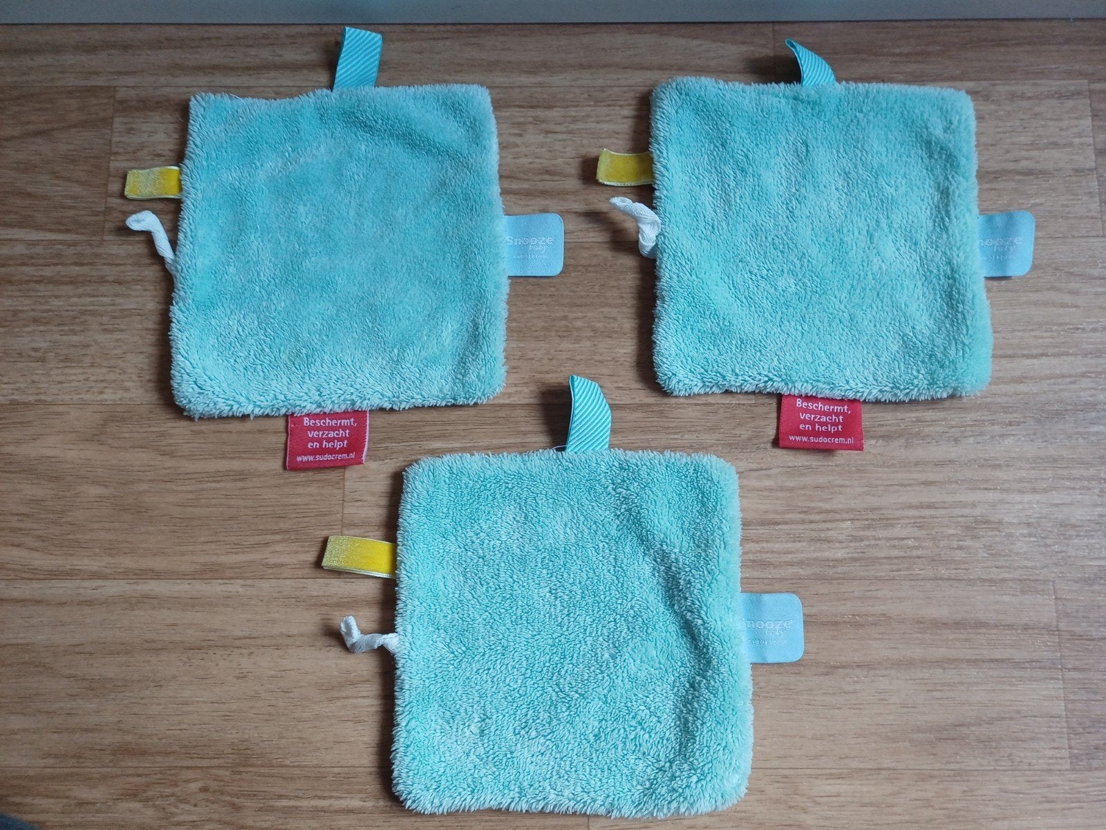 doekje labeldoekje snoozebaby snooze baby mint mintgeoen, Ophalen of Verzenden