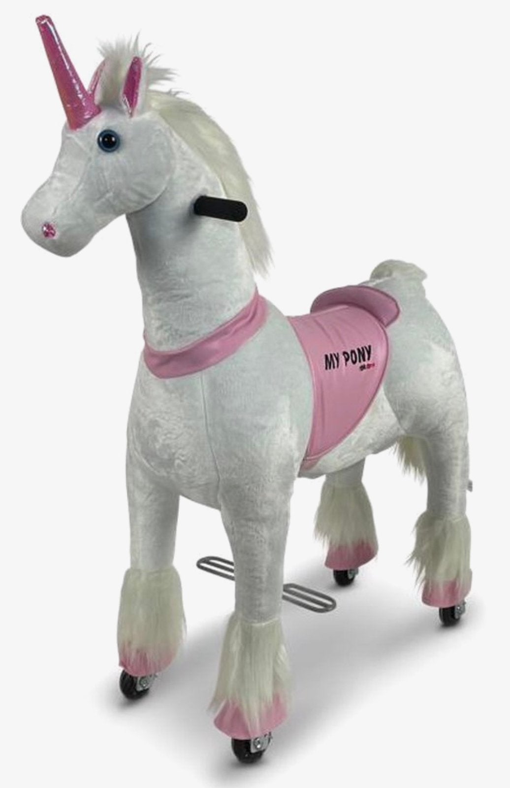 My Pony Rollzone – witte eenhoorn met roze zadel, Ophalen, Gebruikt, Trapvoertuig