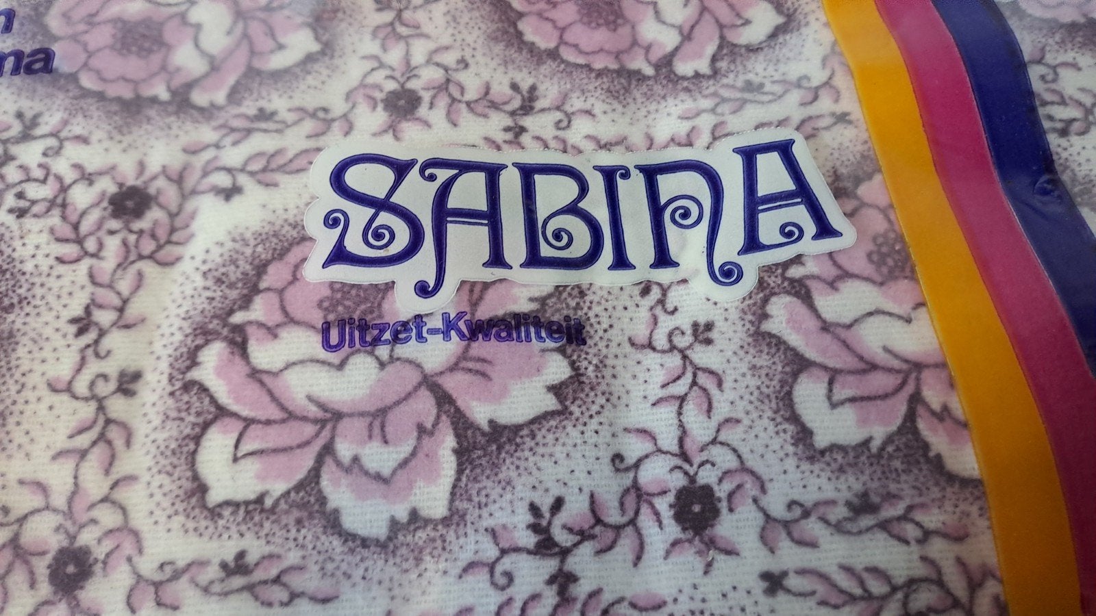 Vintage Sabina Flanellen Laken 1 Persoons - Anti-Rheuma, Paars, Overige typen, Nieuw, Ophalen of Verzenden