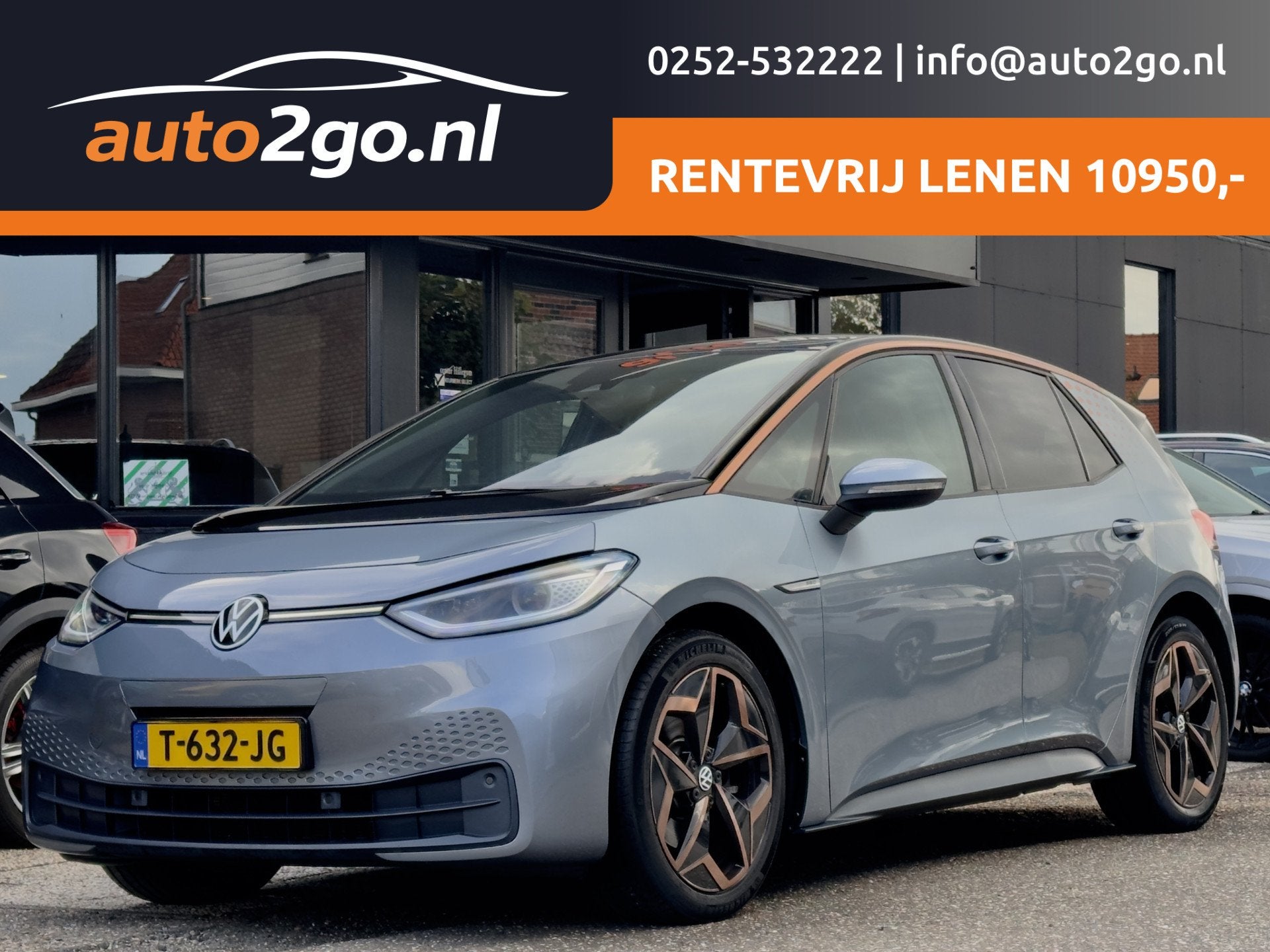Volkswagen ID.3 PRO 58 kWh BRONZE-EDITION PANODAK SPORT/LEDE, Automaat, Dealer onderhouden, Achterwielaandrijving, Gebruikt
