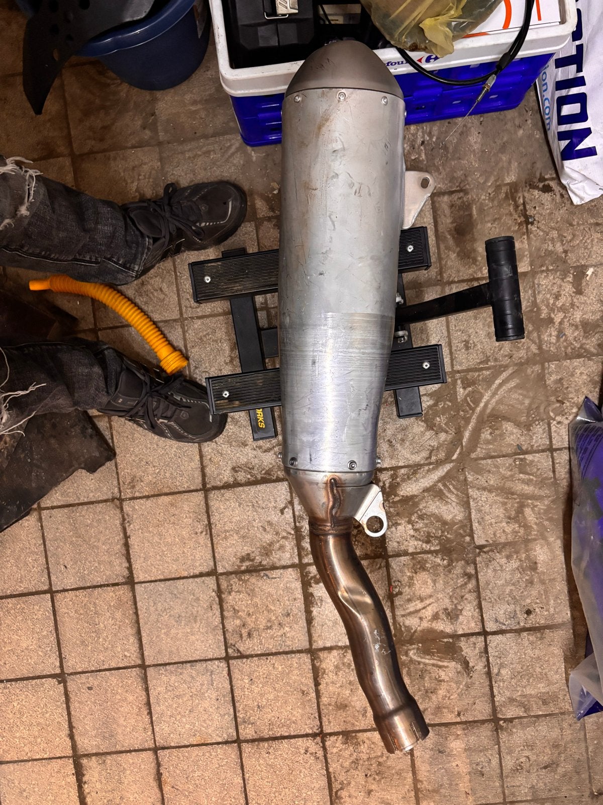 Yamaha yz250f Uitlaatdemper - Gebruikt, Ophalen of Verzenden, Gebruikt