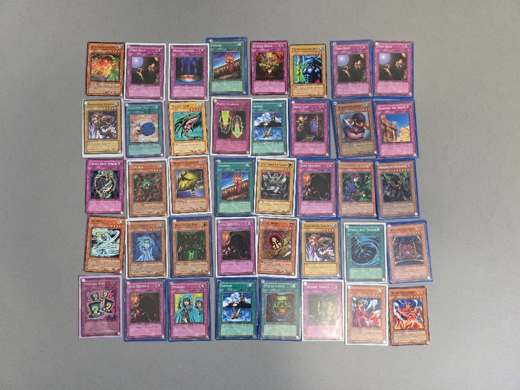 Verzameling Yu-Gi-Oh vintage kaarten, Ophalen, Gebruikt, Meerdere kaarten, Foil