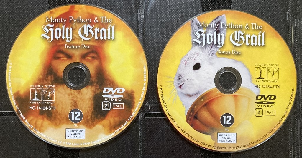 DVD film Monty Python and the Holy Grail - 2 DVD's, Vanaf 12 jaar, Ophalen of Verzenden, Zo goed als nieuw, Overige genres
