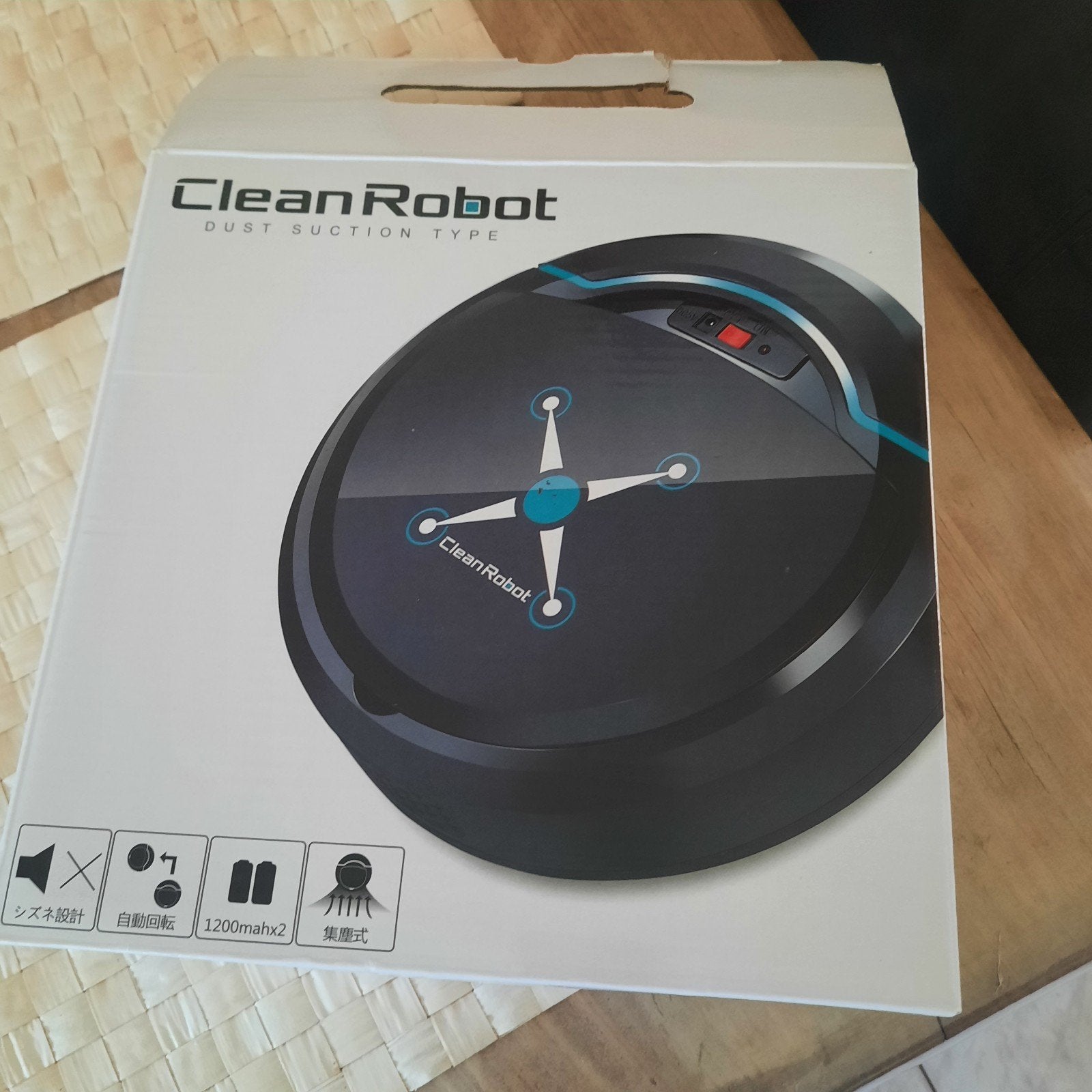 CleanRobot Robotstofzuiger - Compact en Efficiënt, Ophalen, Overige merken, Draadloos, Zo goed als nieuw