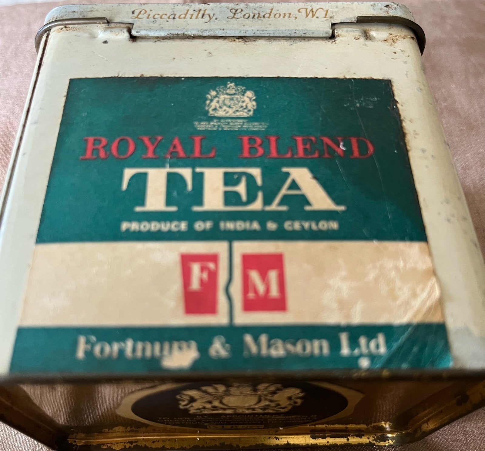 Heel bijzonder blik-theeblik van Fortnum & Mason, Londen., Verzenden, Gebruikt, Overige