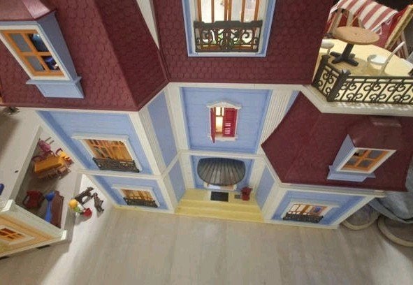 Groot Playmobil Poppenhuis met Meubels en Poppen, Ophalen of Verzenden