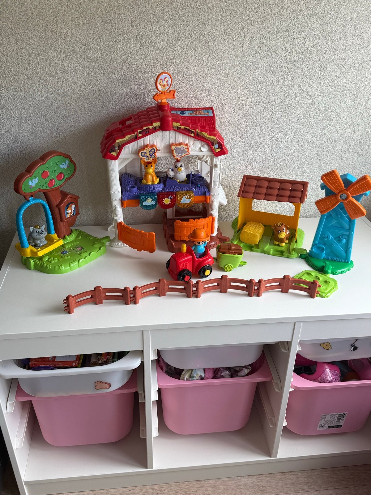 VTech Zoef Zoef Dieren Boerderij Speelset, Ophalen, Zo goed als nieuw, Overige typen, Met geluid
