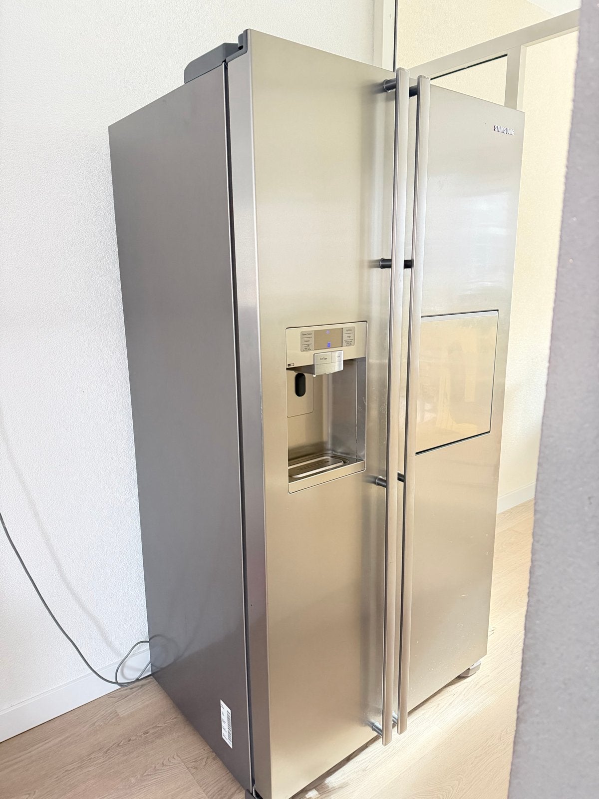 Samsung Amerikaanse koelkast - vriezer defect- gratis, Ophalen, 200 liter of meer, 60 cm of meer, Met aparte vriezer