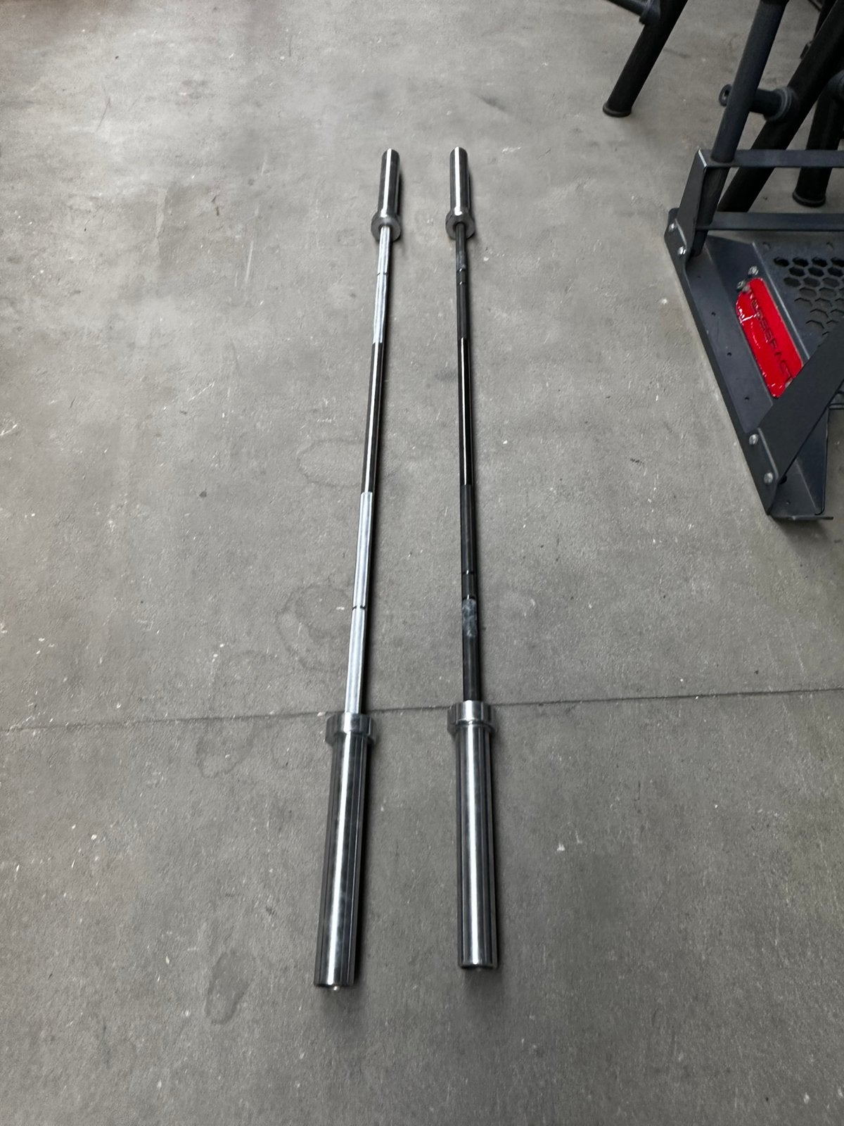 Crossmaxx Olympische 200cn ,15kg Barbell, Sport en Fitness, Fitnessmaterialen, Ophalen, Gebruikt, Halterstangen
