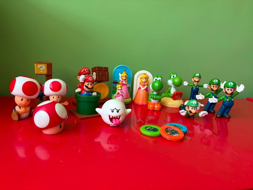 Mario - Luigi - Peach - Yoshi - Toad figuren, Ophalen of Verzenden, Zo goed als nieuw