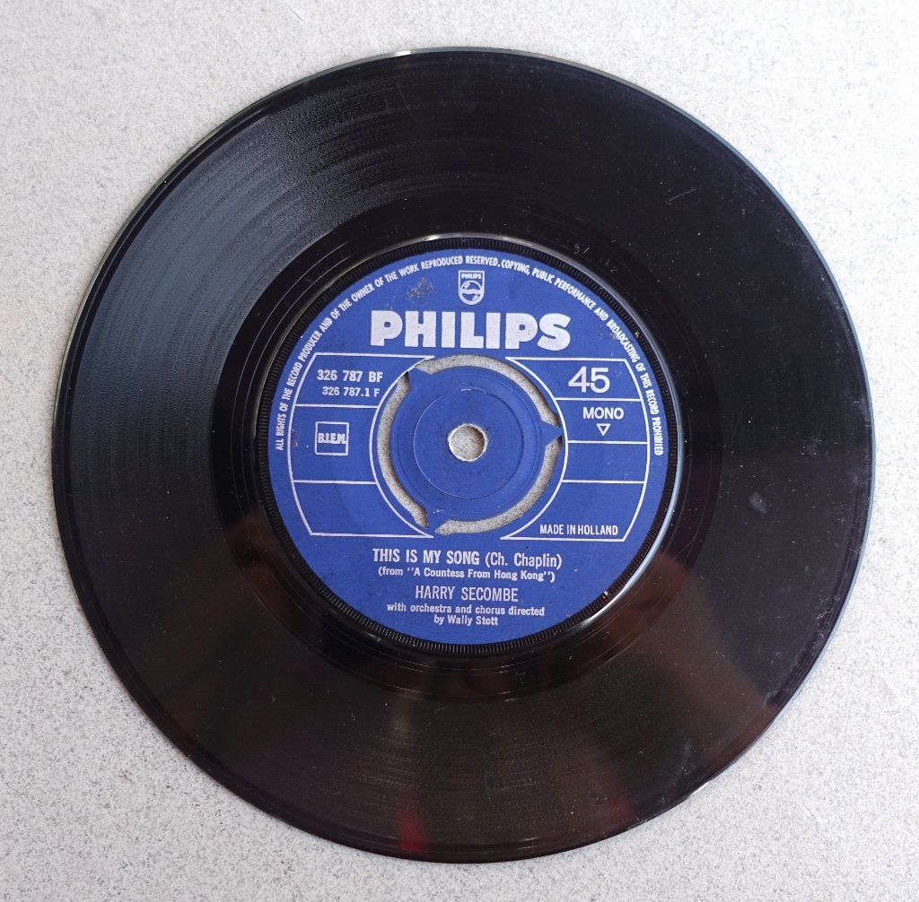 Harry Secombe - This Is My Song / Song Of The Valley (7 ''), Gebruikt, Overige genres, 7 inch, Ophalen of Verzenden