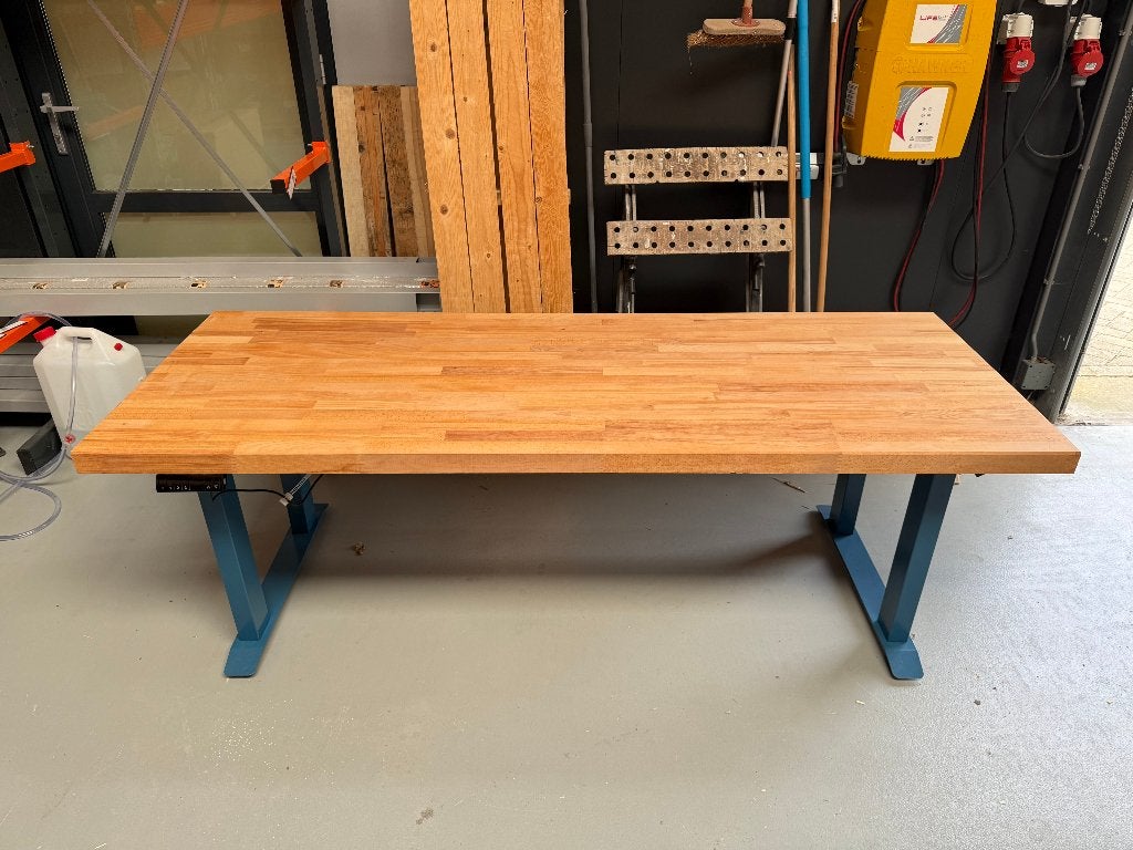 Elektrische Frame Beuken Werkblad, Ophalen, Zo goed als nieuw, 170 cm of meer