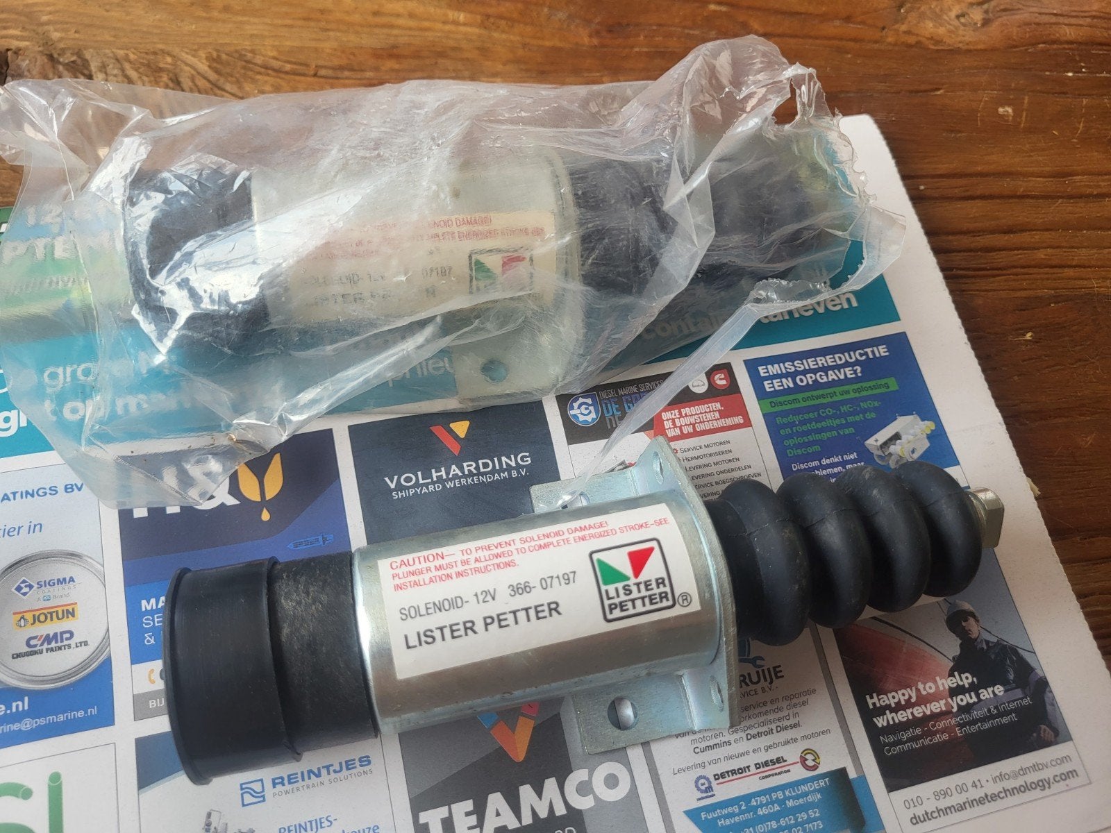 Lister Petter Stop Solenoïde 12V - Nieuw in verpakking, Ophalen of Verzenden