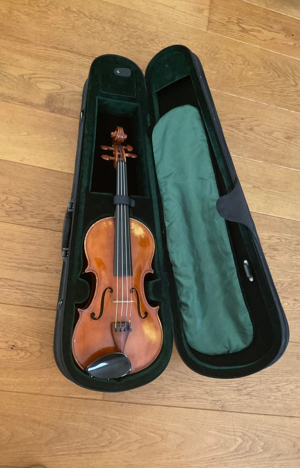 Viool gelabeld Riccardo Genovese Lecco Fecit 1930, Muziek en Instrumenten, Strijkinstrumenten | Violen en Altviolen, Ophalen of Verzenden