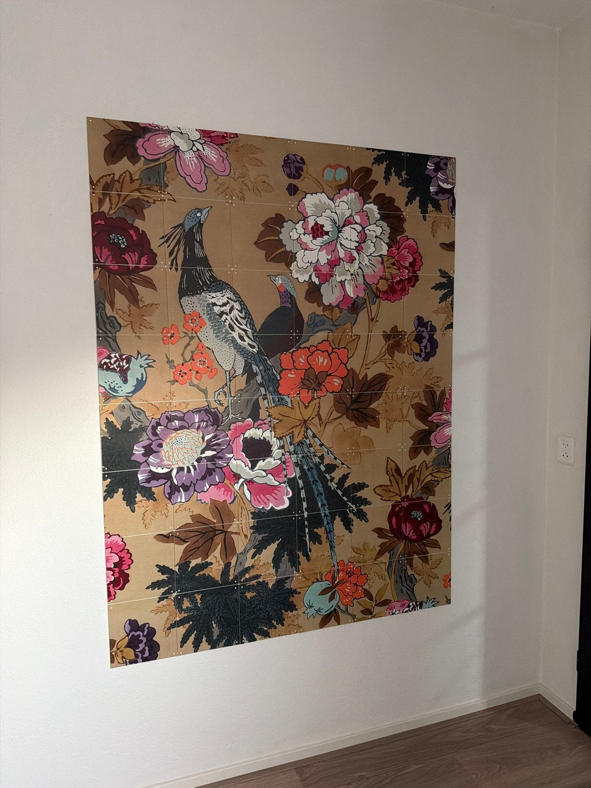 IXII Wanddecoratie "Tropical Birds" 120x160 cm, Meerkleurig, Papier/karton, Ophalen of Verzenden, Zo goed als nieuw