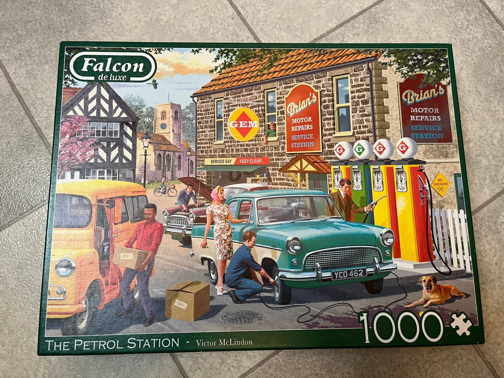 Falcon puzzels 1000stukjes, Ophalen, 500 t/m 1500 stukjes, Zo goed als nieuw