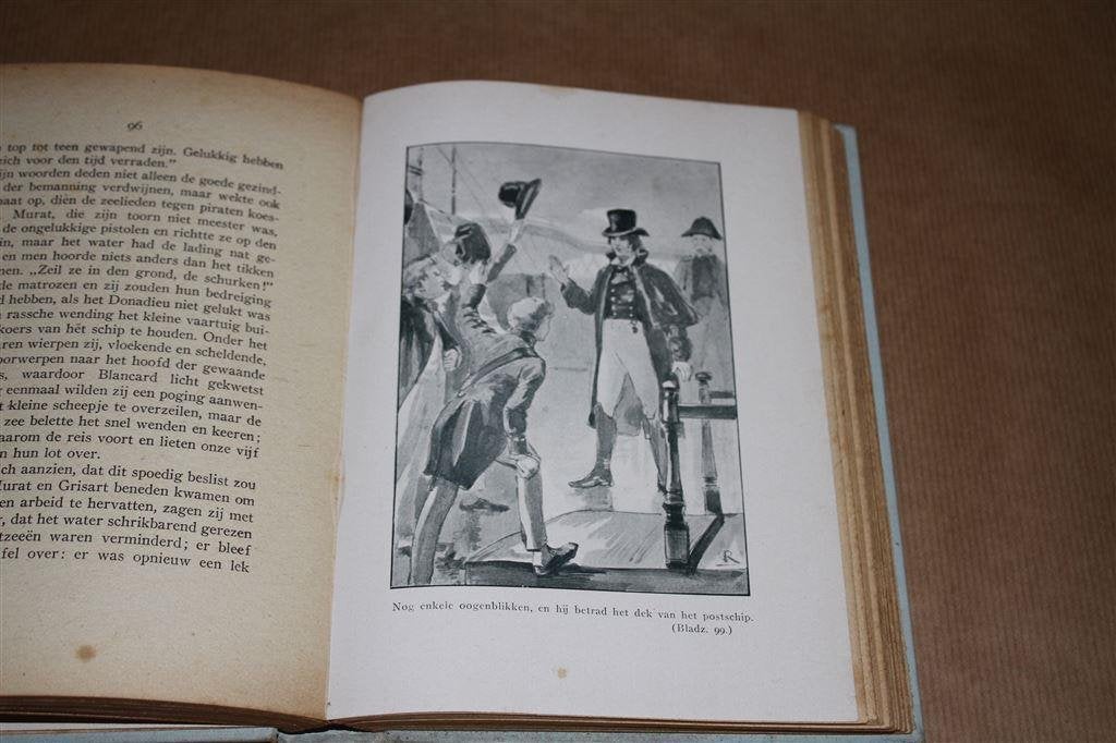 De kapitein van Murat. Vries. Kluitman 1920., Boeken, Ophalen of Verzenden, Gelezen