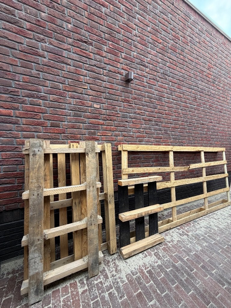 Gratis diverse pallets, Ophalen, Gebruikt, Pallet, Minder dan 200 cm
