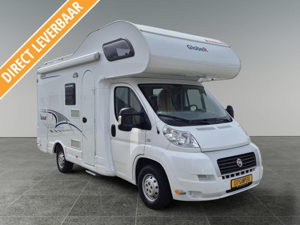 Dethleffs Globe-R Stapelbed - Vakantie Klaar en Unieke kans, Caravans en Kamperen, Campers, Fiat, 6 tot 7 meter, Bedrijf, Tot en met 6