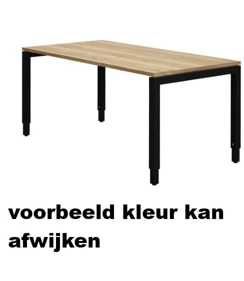 (1005H) hoogteverstelbare bureautafels 140 of 160 cm, 160 cm, Gebruikt, ., Kinnarps